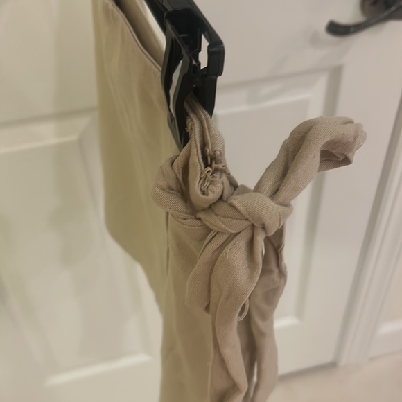 Forever 21 Tan Brown Beige Faux Mini Wrap Linen Skirt sz M EUC Sexy Simple - Picture 16 of 16